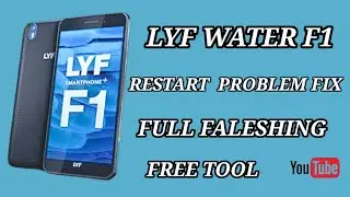 Lyf water f1 Restart problem Fix with Free tool