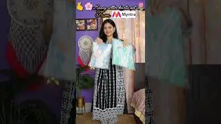 Myntra heavy embroidered cotton kurta set Haul #myntrahaul #kurtaset #shortsfeed #shopping #viral
