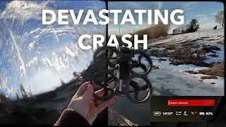 I CRASHED MY DRONE // ICE COLD CREEK