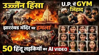 Ujjain Violence | Jharkhand Mandir Attack | UP Gym Jihad | 50 Hindu Girls AI Video | Live Updates
