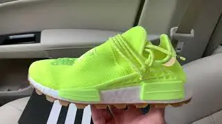 Adidas Pharrell Williams NMD Human Race Trail Yellow Volt Know Soul sneakers
