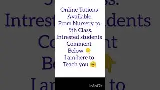 Online Tutions available.@Lettermagichub #onlinetutoring #onlinetutor #onlineteaching