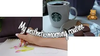 My aesthetic morning routine 🌷| 3rd day of summer holidays| 3.7.2022 🍰