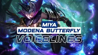 Miya Modena Butterfly Voice Lines English | Miya Legend | Mobile Legends