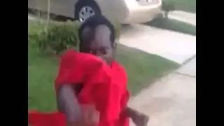 Funny high guy fighting air.