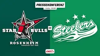 Pressekonferenz 41. Spieltag | Starbulls Rosenheim - Bietigheim Steelers