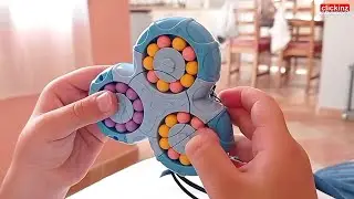 Puzzle IQ Ball Tri&aacute;ngulo Giratorio 3D Frijoles M&aacute;gicos Magic Beans Rotating Cube. Juego Inteligencia