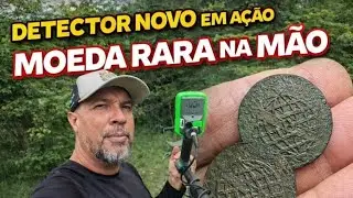 Detector minelab em ação no morro 
