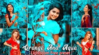 Orange And Aqua Tone Lightroom Preset Download | Aqua And Orange Tone Preset | Lightroom Presets