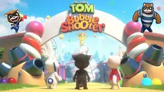 Talking Tom Bubble Shooter Gameplay Android ios 