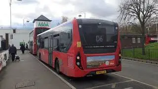 (Single Decker - 2nd Bus Catch) - Journey on - 1283 - YX68UJA - on Route D6 - 01/12/2021