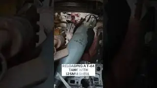 Reloading a T-64 Tank Mechanism with 125MM shells
