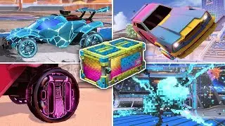 EVERY Painted Item In The 'TOTALLY AWESOME CRATE' On Rocket League