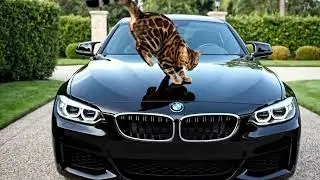 Love of bmw shown by cat|queen of drifting 