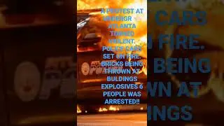 ATLANTA!!  * UNDERGROUND ATLANTA * #PROTEST #VIOLENT #ATL #ATLANTA #UNDERGROUNDATLANTA #BRICKS #FIRE