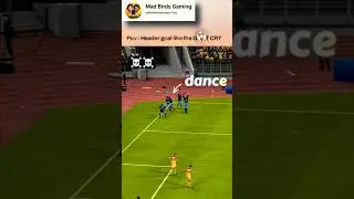 A Header Like The Goat 🐐 CR7.☠️ #pcgaming #games #gameplay #ytshorts