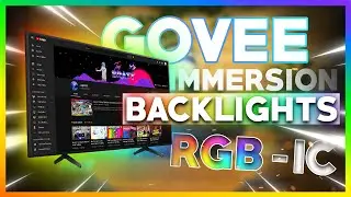 LED Strips Project Your TV Colors On the Walls! Govee Immersion RGBIC Kit