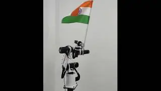 Flag of the Future: Witness Our Robotic Arm's Patriotic Salute!  #automation #robot #engineering #