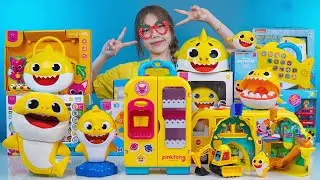 BABY SHARK : 110 min Compilation - Big Busy Fidget Board Toy | Review Toys ASMR