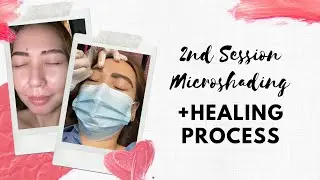 My Eyebrow Microshading Touch-up Plus 1st and 2nd Session Healing Process