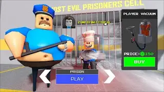 PLAYER VACUUM In BARRY'S PRISON RUN OBBY Roblox Gameplay