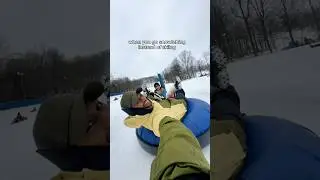 We went to 📍Campgaw Mountain, NJ #snowtubing
