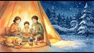 Cold Outside, Warm Inside Family Winter Camping I Ghibli Silent Days