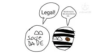 Meme de LGBallT feito no Sony Sketch