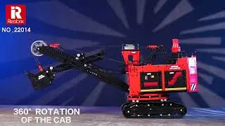 Reobrix 22014 Remote Control Excavator Builidng Blocks #bricks #excavator #lego