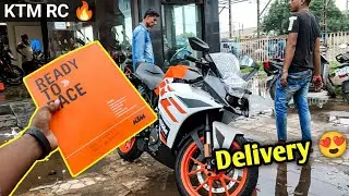 KTM RC 125 BS6 DELIVERY 🔥 || TAKING DELIVERY 2022 ❤️ || #Ktm Rc Old Model Unbelievable India ??😭🤬