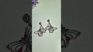 Urfi Javed Earrings from Meesho🦋✨️ #shorts #earrings #urfijaved #meesho