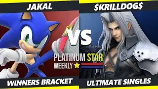 PSW S15:W6 - Jakal (Sonic) Vs. $Krilldog$ (Sephiroth) SSBU Ultimate Tournament