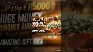 85,000 Ka Jadu Tohfa! 😱 Step-by-Step Money Bouquet Tutorial 💸​#MoneyBouquet #viral #fyp
