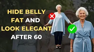 How to Dress to Hide Belly Fat & Look Elegant After 60