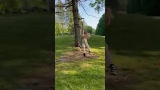 Zip line in new army gear