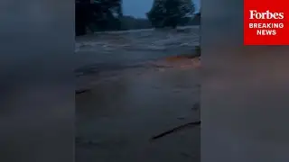 On-The-Ground Footage Shows Flood Waters Ripping Through The Blue Oak RV Park In Kerrville, Texas