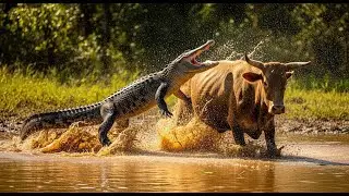 RDR2: Who Reigns the Swamp? Alligator vs. Armored Cow!