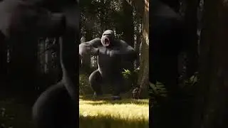 Boy Nearly Eaten by Lion, Saved by a Heroic Gorilla! #lion #wildlife #animals #gorilla #saved #boy