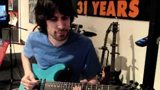 Brodie plays the Transformers cartoon theme song on his guitar.