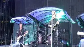 Bon Jovi enter the stage at Horsens Stadium, Denmark 19th June 2011