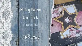 Mintay Glam Rock XXL Exploding box #scrapbooking #mintay #explodingbox