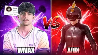 Wmax Vs Arix 1v1 Tdm Room 🔥 | Fastest Player @WmaxGaming6  VS @ArixGaming7  ☠️| BGMI 