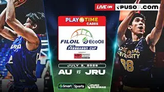 Playtime Cares 18th Filoil EcoOil Preseason Cup | AU vs JRU