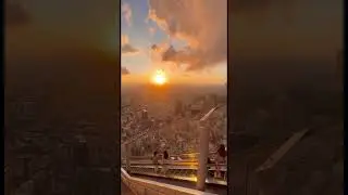 Shibuya sky @vyukimi #tokyo #japan #shibuyasky #shorts #sunset #japantravel #japanvlog #anime