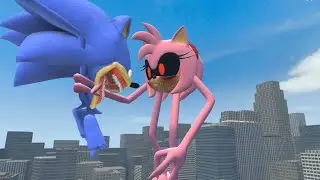 NEW NIGHTMARE AMY INNYUME SMILEY'S VS SHIN SONIC TAPES LOVE STORY AND HYDRA TAPES IN GARRY'S MOD!