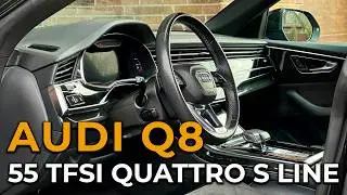 AUDI Q8 55 TFSI QUATTRO S line Обзор автомобиля #audi