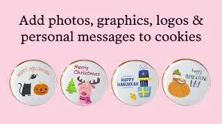 Print Holiday Cookies with Eddie&reg; - The Edible Ink Cookie & Confections Printer.