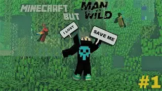 Minecraft first survival series video in Hindi !! / Minecraft jungle biome #episode 1