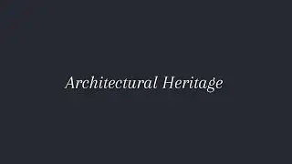 Architectural Heritage: Ancient Monuments Conservation Acts
