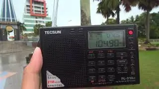 RTM Limbang FM 104.9MHz Bukit Mas received in Kuala Belait, Brunei (TECSUN PL-310ET)